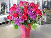 red rose bouquet