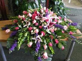 funeral floral arrangement